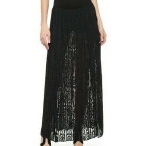 Torn by Ronny Kobo “Boba” Black Maxi Skirt